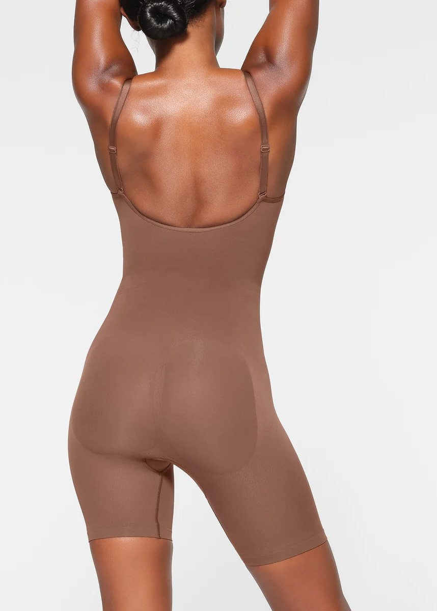 Customized mid-thigh jumpsuits